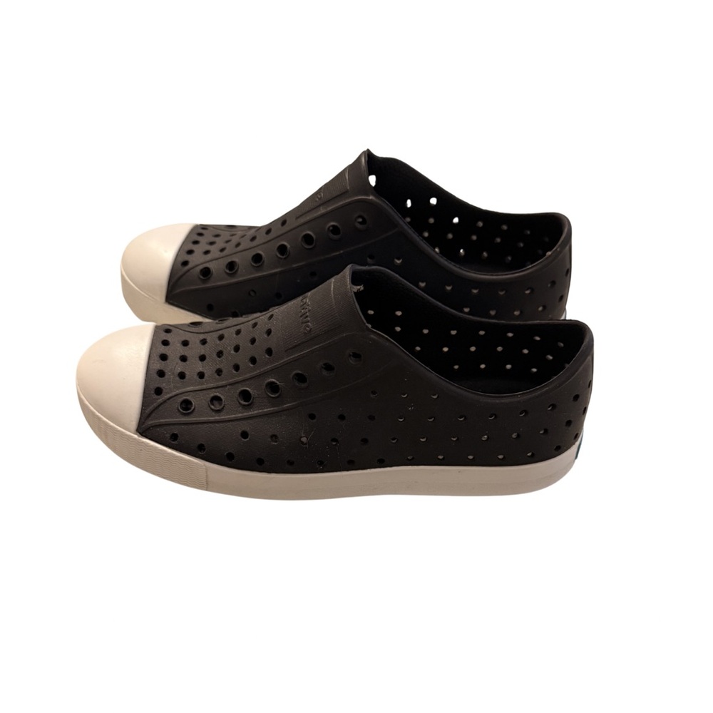 Native Shoes Jefferson Kids Slip-On Sneakers Black Size C9 - Picture 4 of 6
